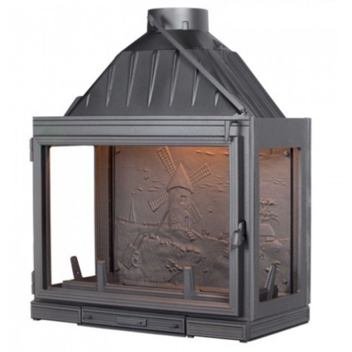 Каминная топка Seguin Multivision 8000 (R+L), три стекла